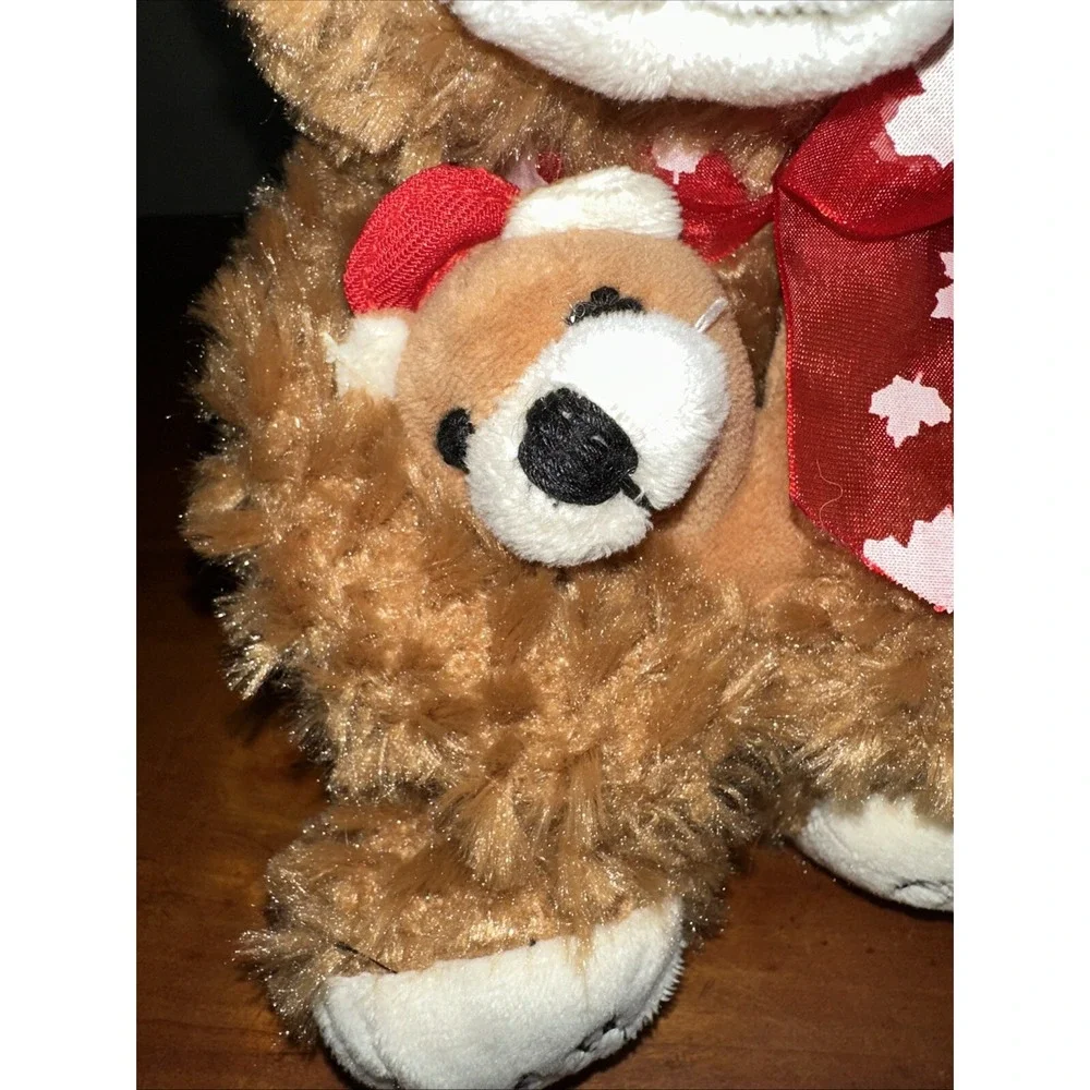 Plush Brown Bear Baby Bear Hugs From Canada‎ Maple Leaf Creature Comforts 9 In